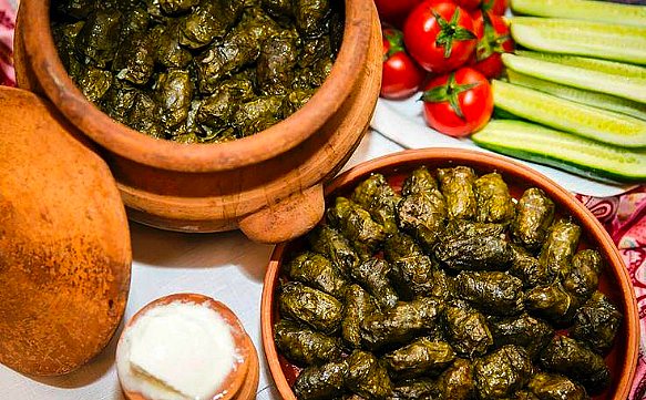 Azerbaijan Stuffed Leaves